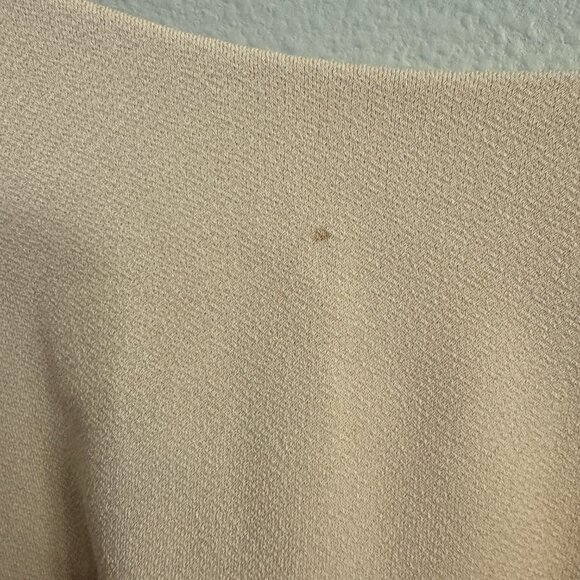 Alice + Olivia Employed Pencil Dress Ruched Sleeve Nude Medium Stretch N… - Picture 9 of 14